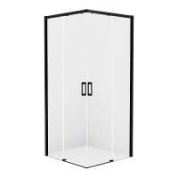 Kabina prysznicowa 70x120 D-0350A/D-0321A Prime Black New Trendy
