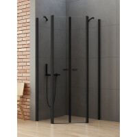 Kabina prysznicowa pięciokątna 90x90 K-0617 New Soleo Black