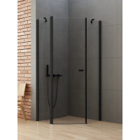 Kabina prysznicowa pięciokątna 90x90 K-0613 New Soleo Black
