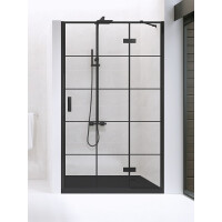 Drzwi prysznicowe 100 cm D-0369A New Renoma Black New Trendy