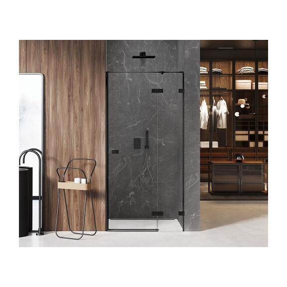 Drzwi prysznicowe 110 cm EXK-1553 Avexa Black New Trendy
