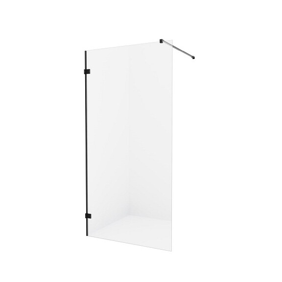 Czarna ścianka prysznicowa 100 cm EXK-1807 Avexa Black New Trendy