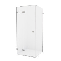 Chromowana kabina prysznicowa lewa 80x80 EXK-1457 Avexa New Trendy