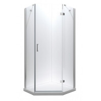 Kabina prysznicowa pięciokątna 90x90 Viva Besco model prawy