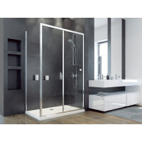 Kabina prysznicowa prostokątna 110x90 cm Duo Slide Besco
