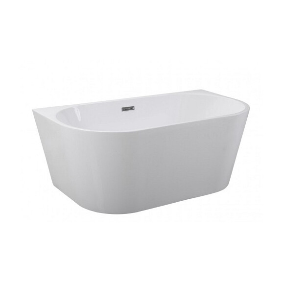 Wanna przyścienna 150 cm korek klik-klak chrom Vica Besco