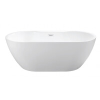 Wanna wolnostojąca korek klik-klak chrom 150 cm Navia Besco