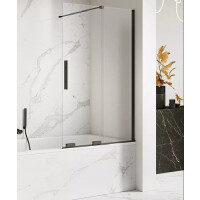Parawan wannowy 90 cm Smart Black New Trendy EXK-4199