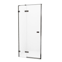 Drzwi prysznicowe uchylne lewe 90 cm EXK-3246 Avexa New Trendy Gunmetal Brushed