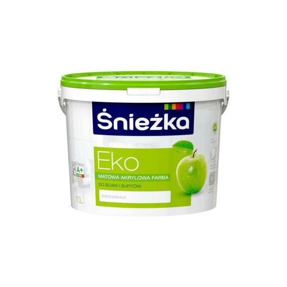 ŚNIEŻKA-EKO Farba Luksusowa Biała 10L