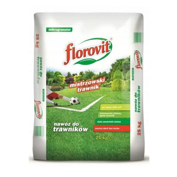 FLOROVIT Nawóz do TRAWNIKÓW Z MCHEM 25kg