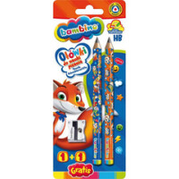 MAJEWSKI Ołówki do nauki pisania+temper.