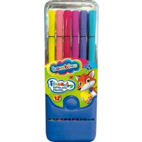 Flamastry w pudełku plastikowym MINI ZOO