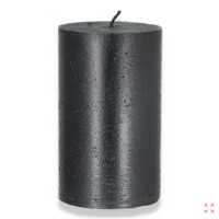 Świeca rustic metalic walec średni
