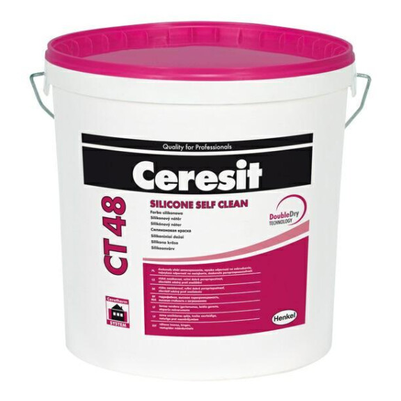 CERESIT CT48 Farba silikonowa baza 15L