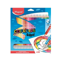 MAPED Kredki ścieralne z gumką