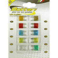 BOTTARI Zestaw 10szt bezpieczników Mini