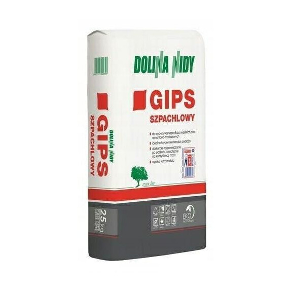NIDA Gips szpachlowy 25kg Dolina Nidy