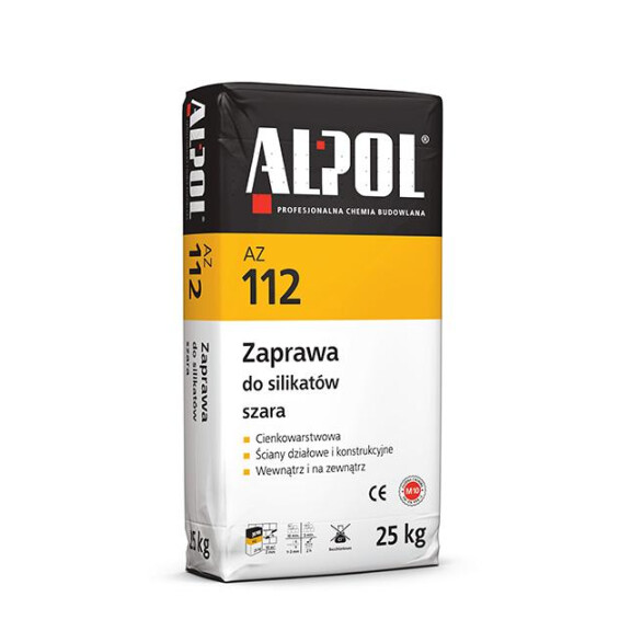 ALPOL AZ112 Zaprawa do silikatów 25kg