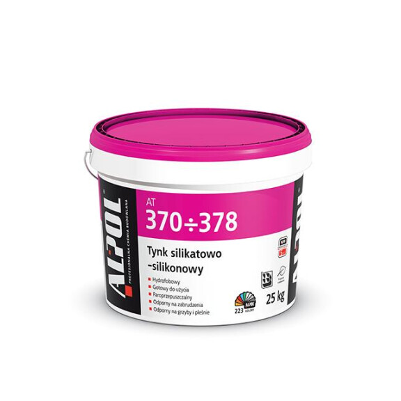 ALPOL AT371 Tynk silikat-silikon.natrysk