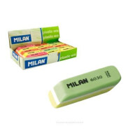 MILAN Gumka TRIPLEX plastikowa w paski