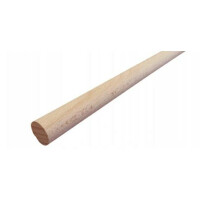 SOLID Trzonek bukowy gładki  5782