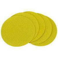 STALCO Krążek ścierny żółty perforowany