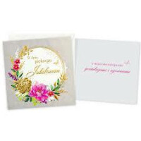 KUKARTKA Karnet QR-045 Piękny jubileusz