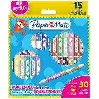 PAPER MATE Marker dwustronny 30kol PAPER