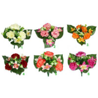 Kwiaty sztuczne Bukiet kamelki