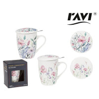 RAVI Kubek z zaparzaczem BLOSSOM 350ml