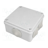 Puszka nadtynkowa herm. 100x100x50 IP65