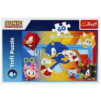 TREFL Puzzle 60 SONIC W AKCJI  17387  4+