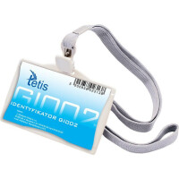 TETIS Identyfikator na smyczy 85mm