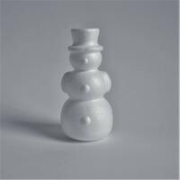 GIMAR Ozdoba styropianowa Bałwan 2 14cm