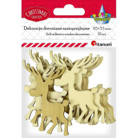 TITANIUM Renifery drewniane (10 szt)