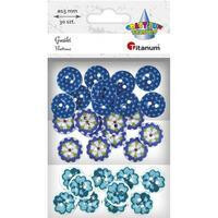 TITANUM Guziki plastikowe okrągłe 15mm