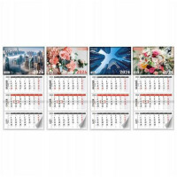 KALPOL Kalendarz trzymiesięcznyy  LUX