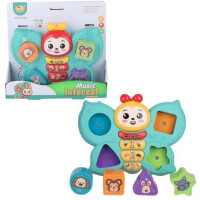 ASKATO Zabawka muzyczna MOTYLEK 0348