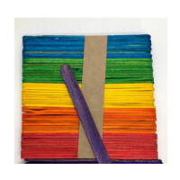 ALIGA Patyczki drewniane 6 Kolorów