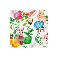 Serwetki Wielkanoc A20 Zając i Pisanki