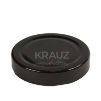 Zakrętka do słoika fi70 czarna wysoka