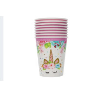 RAVI LGP Kubki papierowe Unicorn