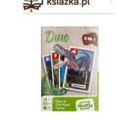 KARTY CZARNY PIOTRUŚ MEMO 2W1 DINOZAURY