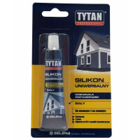 TYTAN Silikon uniwersalny biały w tubce