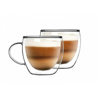 GALICJA Szklanka DUO z uchem 250ml 2sz