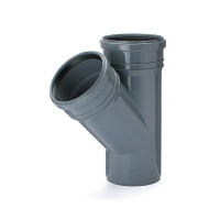 PIPELIFE KW PP Trójnik kanal. SZARY