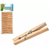 RAVI Klamerki do bielizny bambusowe 12sz