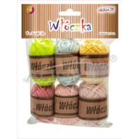 ALIGA Włóczka WL-9427 mix 6 kolorów