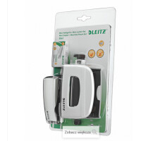 LEITZ Zszywacz+ Dziurkacz mini Biały met